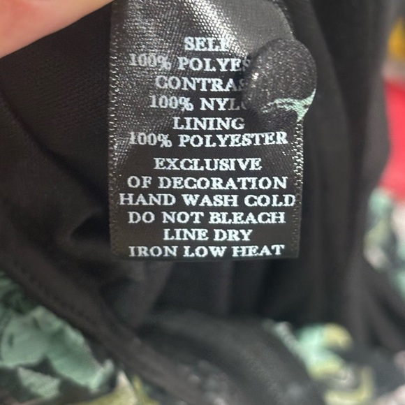 Floral Lace Panel Tiered Maxi Dress Bohemian Cutout Ruffle Sleeve multiple sizes - Picture 5 of 7